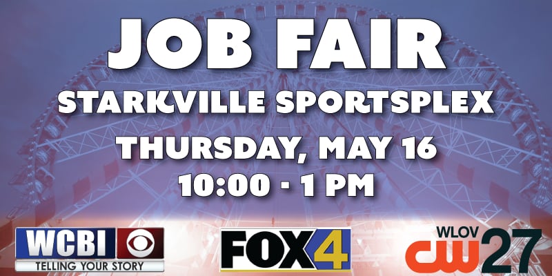 WCBI Job Fair - May 16 at the Starkville Sportsplex