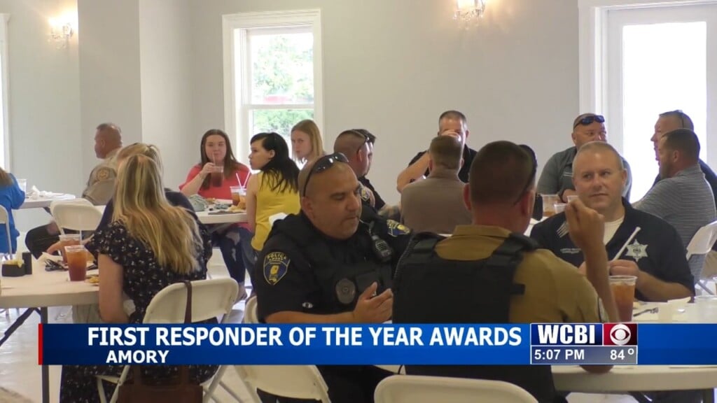 First Responders Honored At Rotary Club Of Amory's Award Ceremony