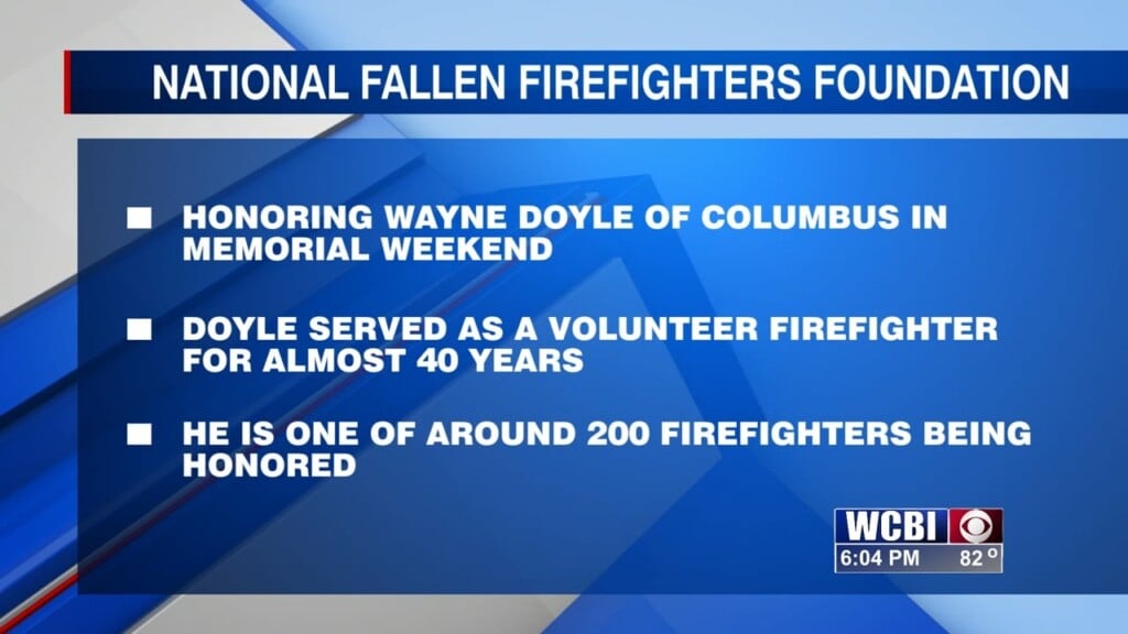 Late Lowndes County Volunteer Firefighter Is Honored In Maryland