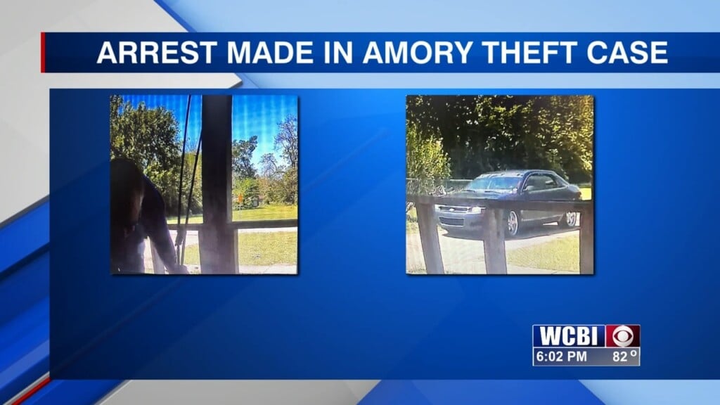 Amory Police Department Identify Suspect In Theft Case