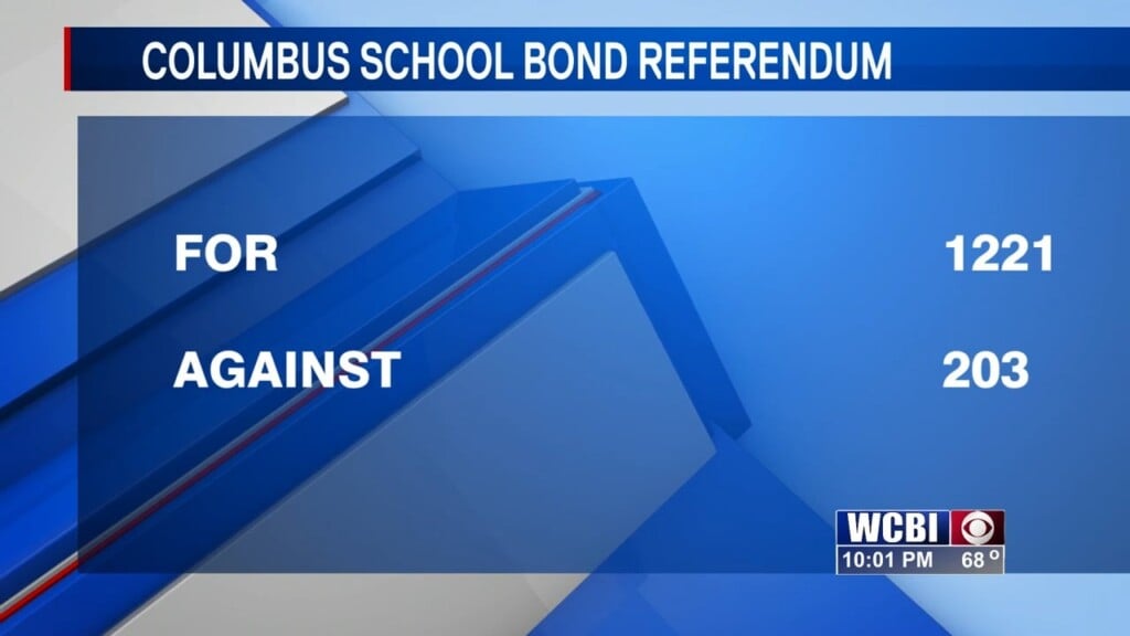 Columbus Voters Overwhelmingly Approve School Bond