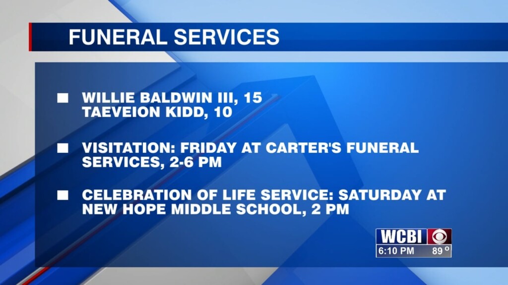 Funeral Arrangement Finalized For Children Killed In Lowndes County Fire