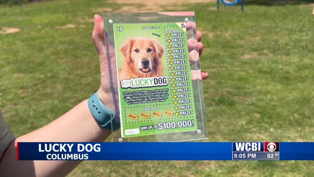 Lowndes Co. Woman's Dog Featured On Lucky Dog Scratch Off Ticket