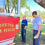 Houston gathers together to celebrate first responders of the REH