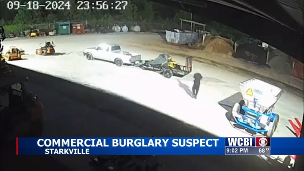 Starkville Pd Asks For Community's Help In Locating Burglary Suspect