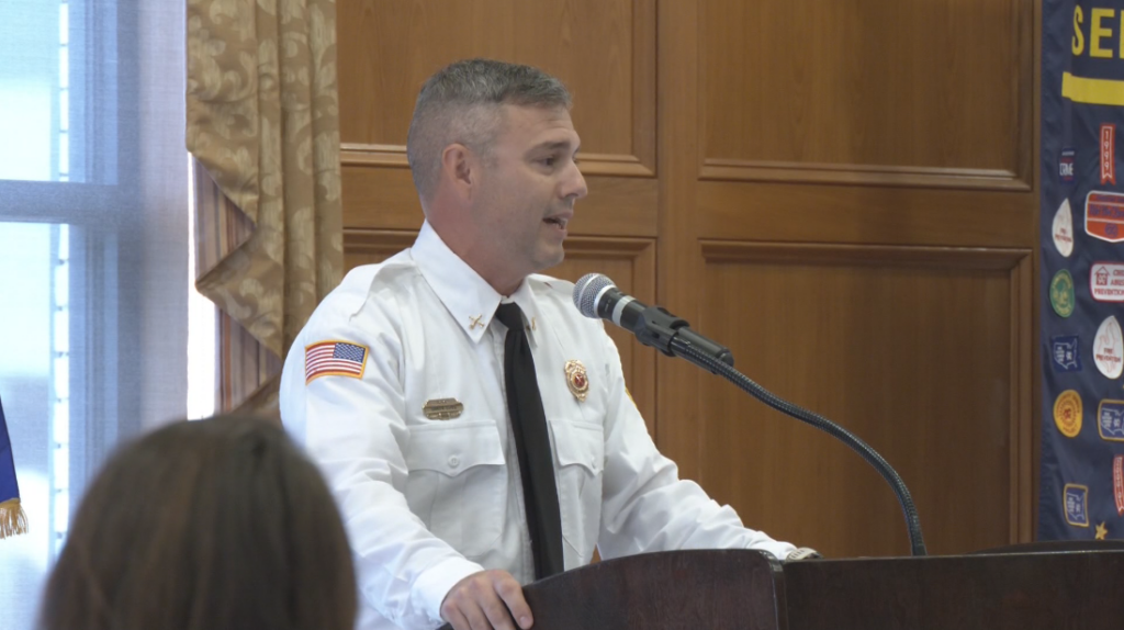 Columbus Firefighter receives special recognition for double duty