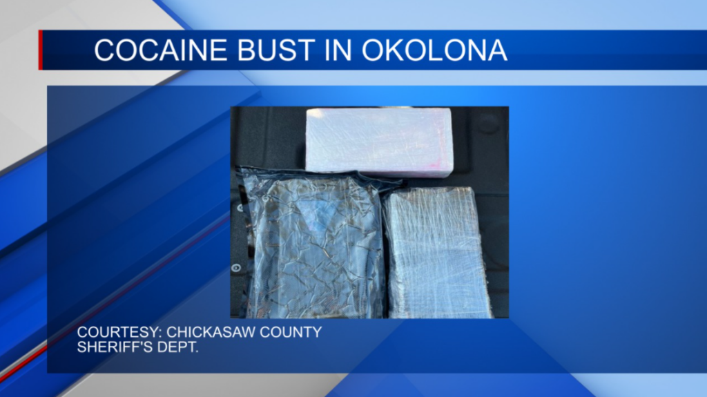 Law enforcement finds 3 kilos of cocaine in Chickasaw Co.