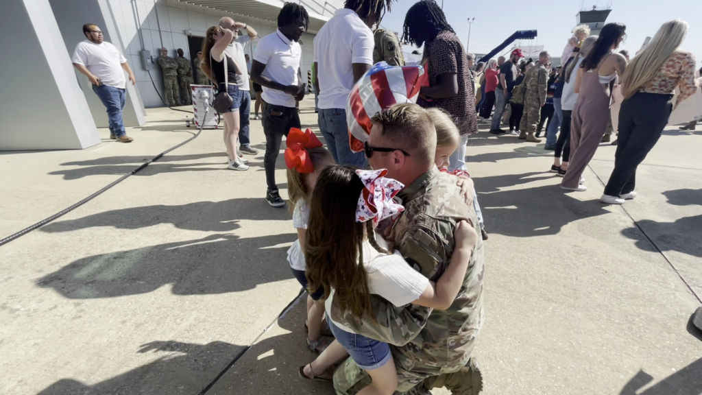 55 combat soldiers return home after being deployed to Germany