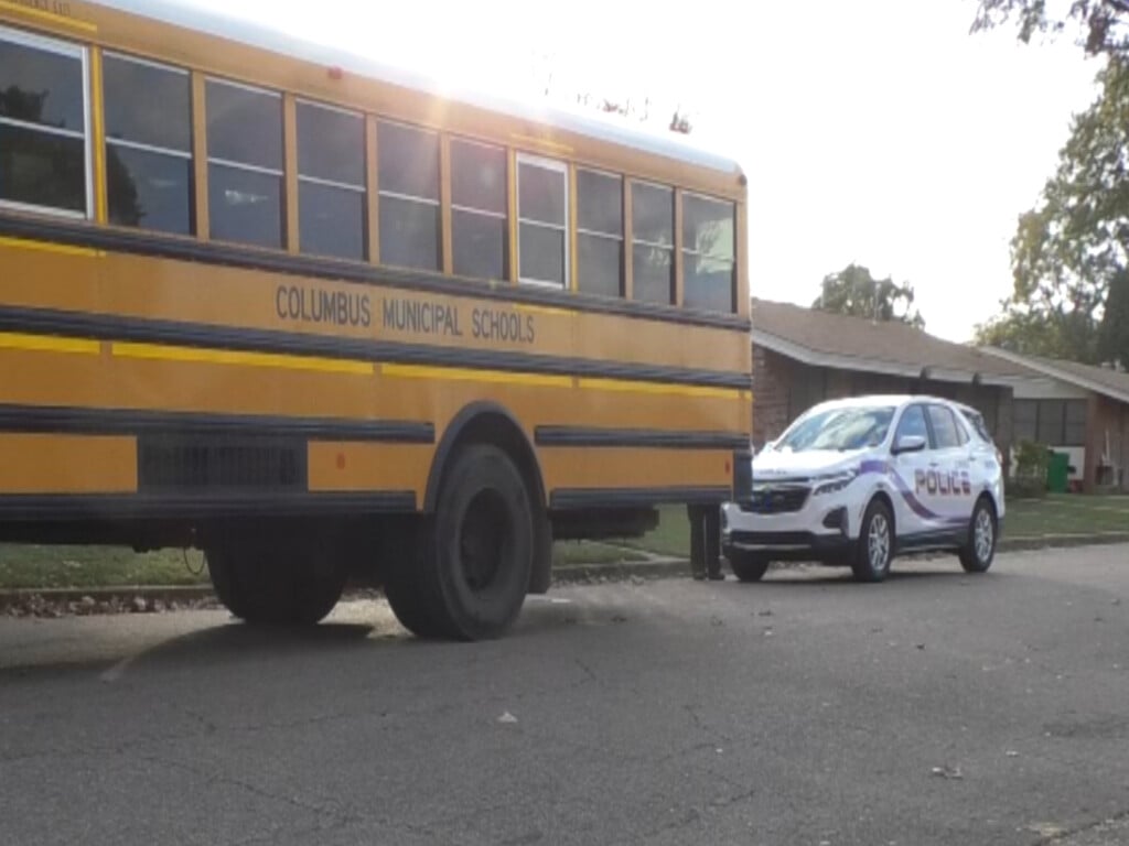 Bus And Police