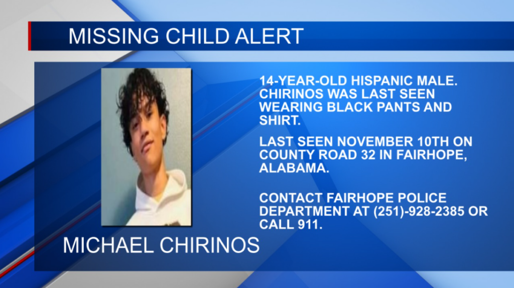 Police in search of missing 14-year-old in Fairhope, AL