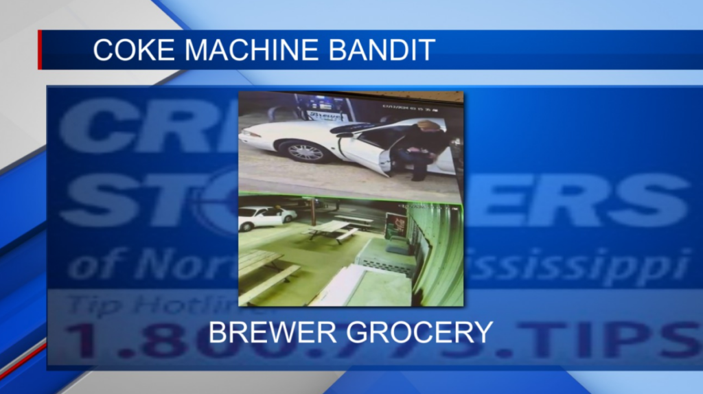 Lee Co. Sheriff's Office in search of a man who broke into a coke machine