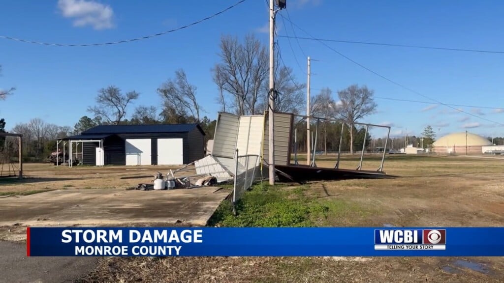 Severe Weather In The Area Leaves Behind Storm Damage