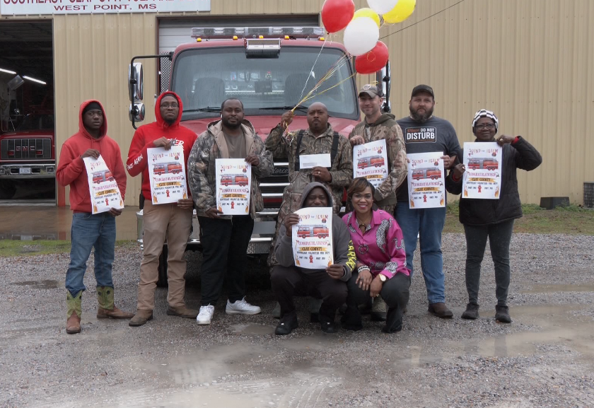 Volunteer fire unit gains new fire engine in Clay Co.