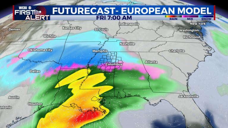 Cold week ahead, next system Friday - Home - WCBI TV | Telling Your Story