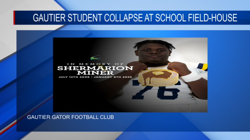 Gautier High School Sophomore collapses at school's fieldhouse