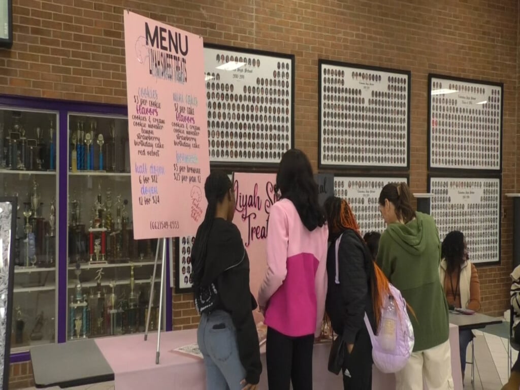 Local high school showcases student businesses