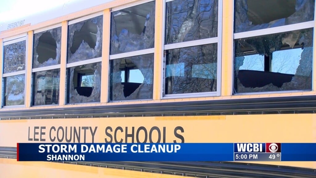 School In Lee County Damaged From Previous Storms In Shannon