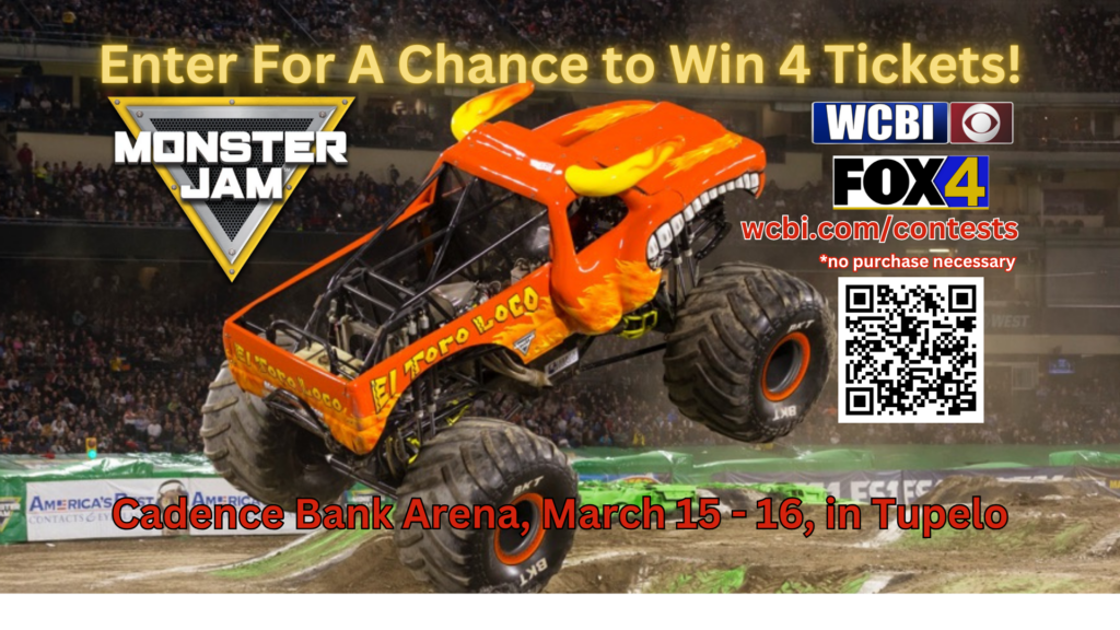 WCBI hosts giveaway for upcoming Tupelo Monster Jam