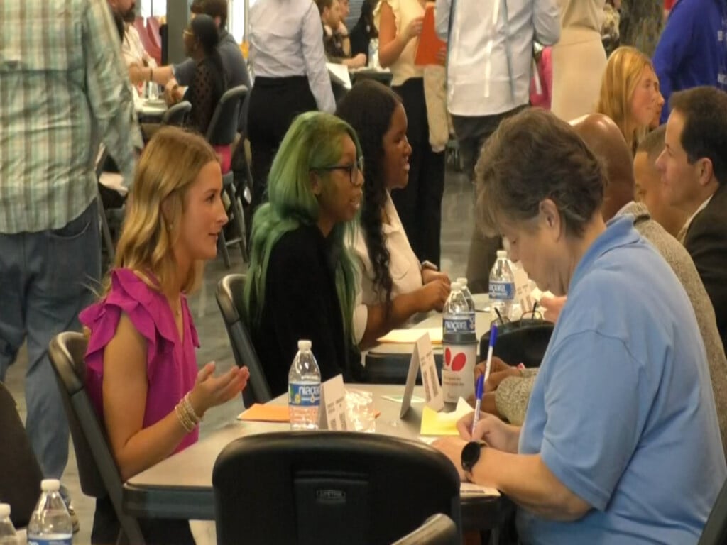 Girl Interviewing