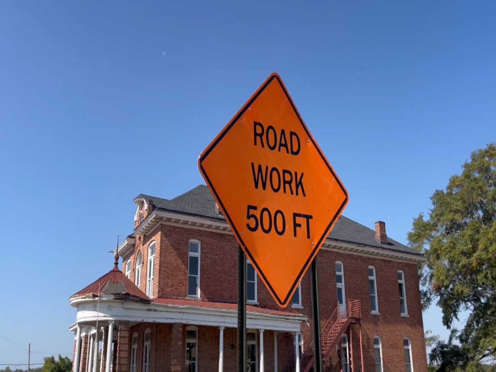 Road Work Sign