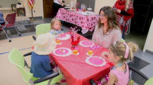 Mother Goose gives lessons on social etiquette for Valentine's Day