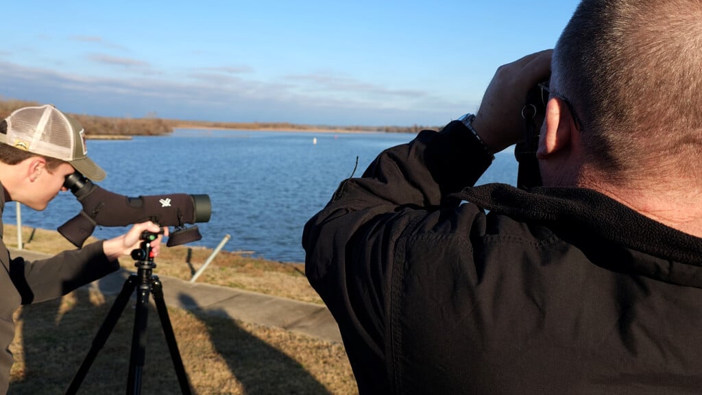 Two Men Watching Birds