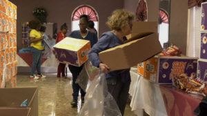 Organizations team up to provide food and necessities in Columbus