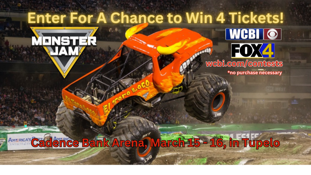 WCBI hosts giveaway for upcoming Tupelo Monster Jam