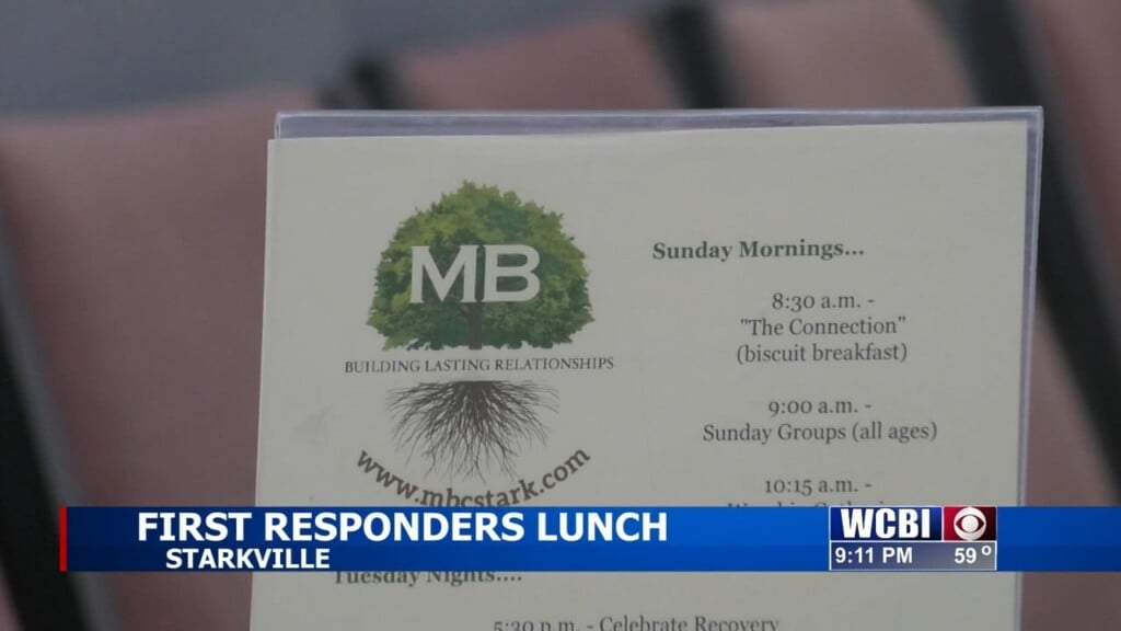 Starkville Church Shows Appreciation To First Responders With Lunch