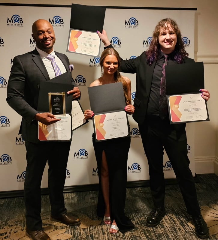 WCBI employees win several awards at MAB in Jackson, MS