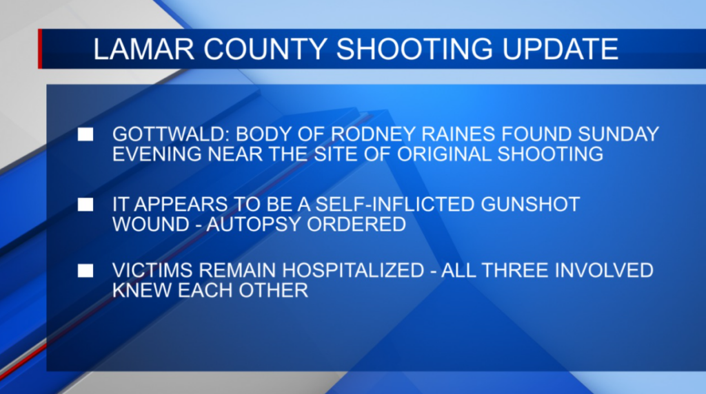 An update on a shooting in Lamar County