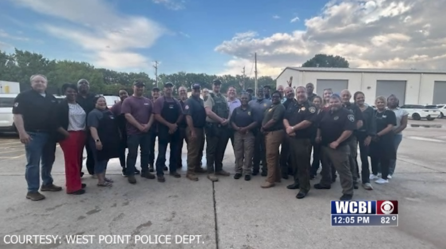 Local law enforcement treated to a meal for National Police Week