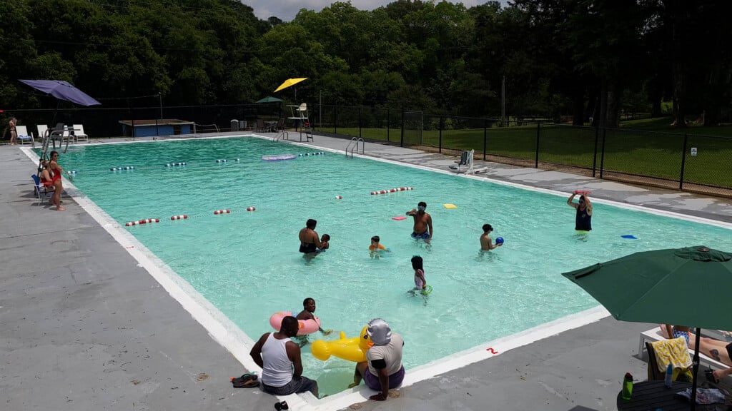 Moncrief Pool From Above