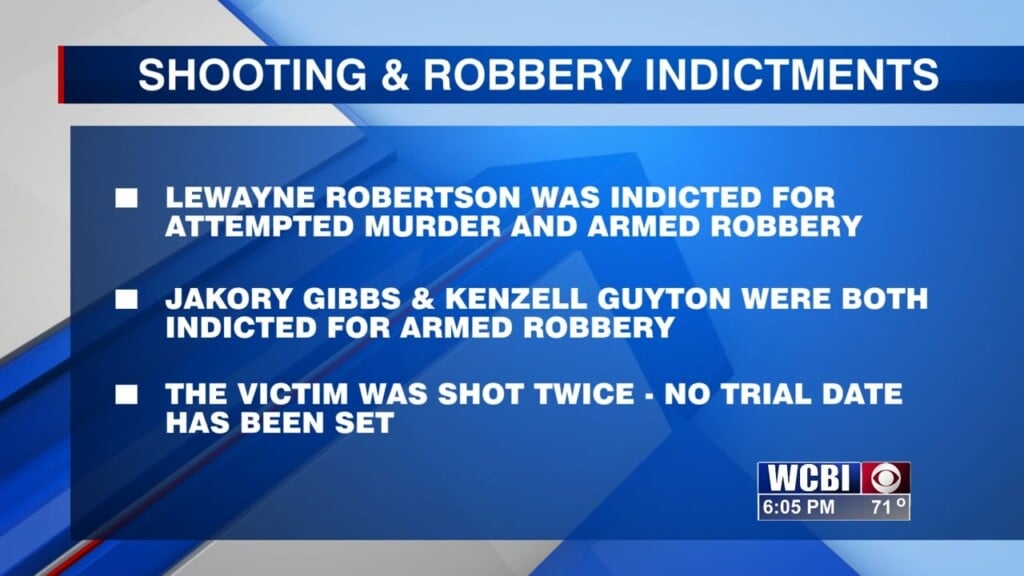 Indictment Returned For Three Men In Lowndes Co.