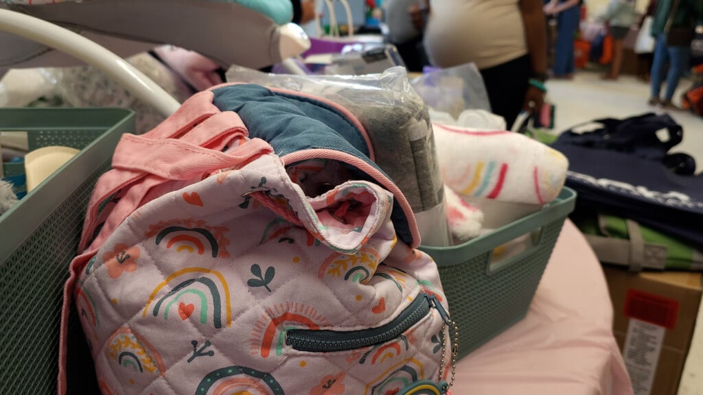 Community Baby Shower gives to parents in need