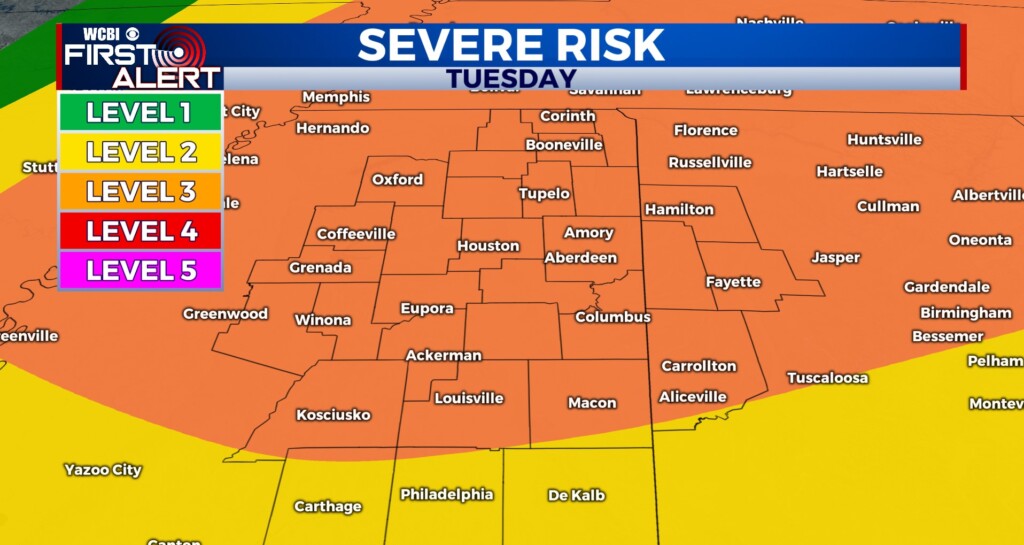 Severe storms possible today - Home - WCBI TV | Telling Your Story