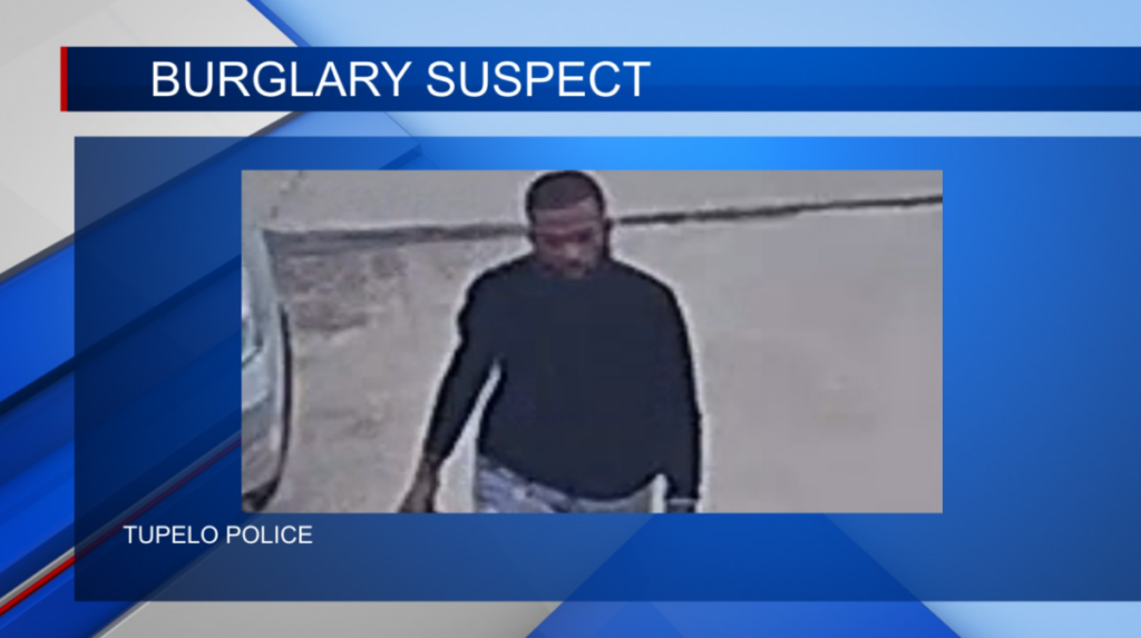 Suspect wanted for vehicle robbery in Tupelo