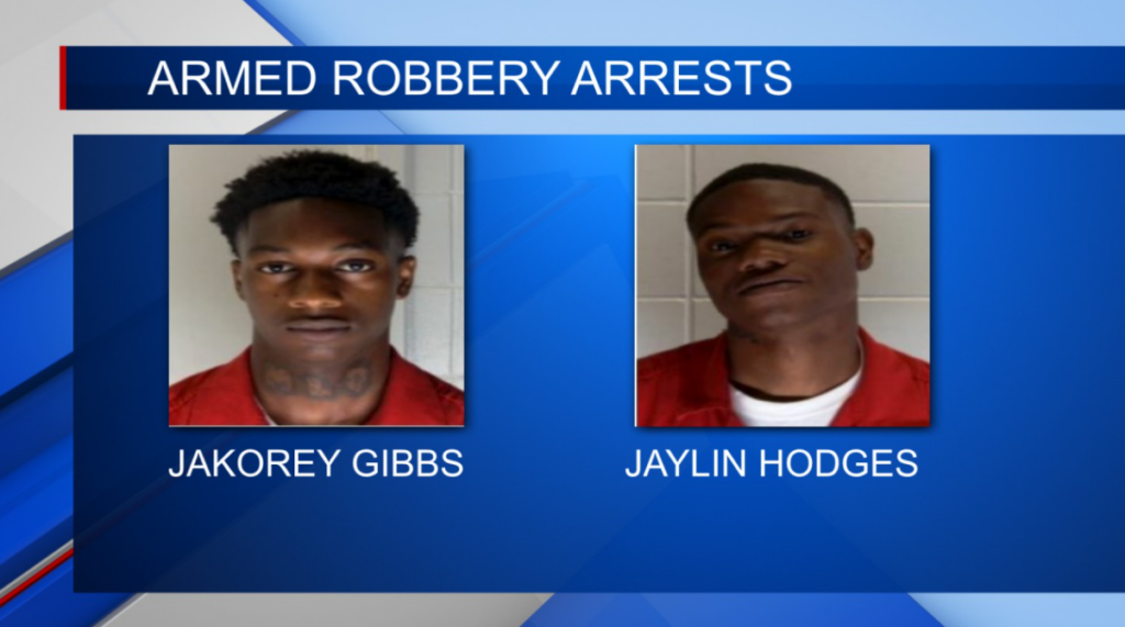 Two arrests made after an armed robbery in Lowndes County