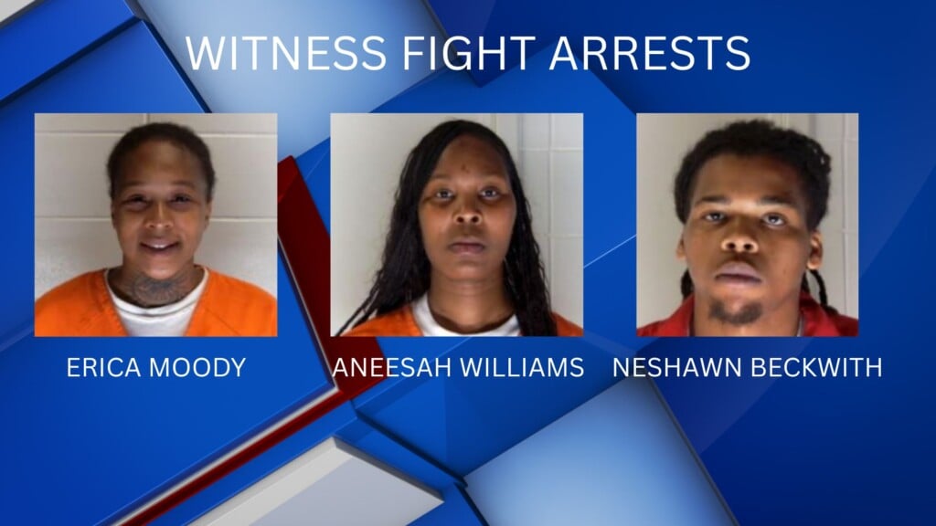 Three people accused of intimidating a witness in Columbus