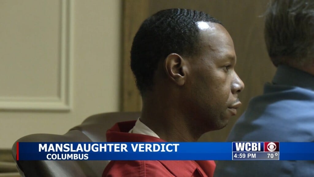Columbus Man Found Guilty Of Manslaughter In Lowndes Co.