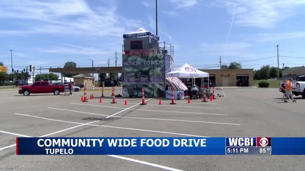 7 Days For The Troops Founder Holds Food Drive In Tupelo