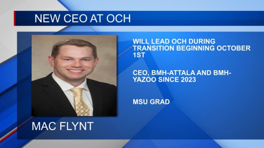Mac Flynt named Administrator/CEO of OCH in Starkville