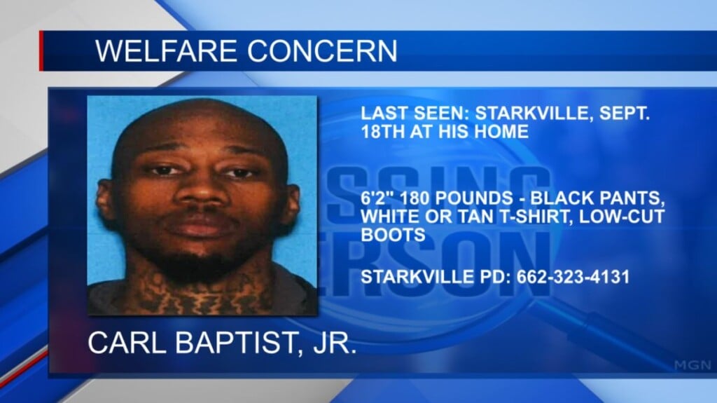 Police in search of a man missing in Starkville