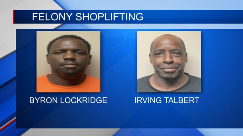 Two men arrested for felony shoplifting in Tupelo