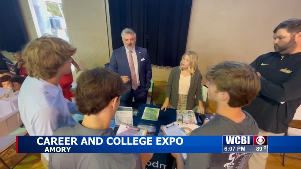 Students Get A Glance At Future Careers At A Career Fair In Amory