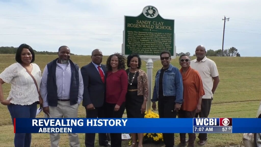 Aberdeen Residents Come Together For Sandy Clay Rosenwald Marker Unveiling