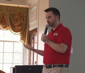 Students learn from WCBI's Scott Brown at Columbus-Lowndes Library