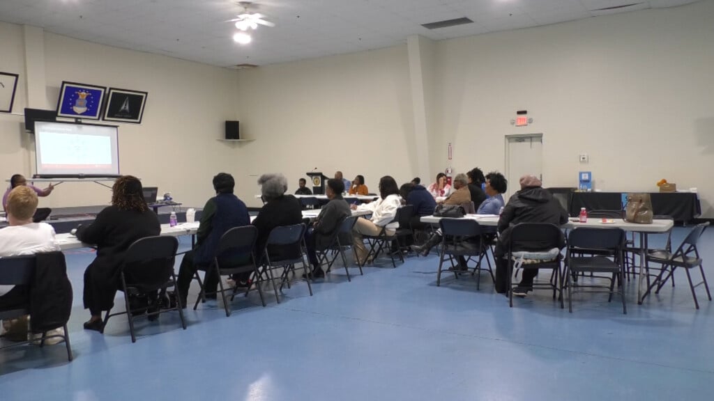 A mental health first aid training was held in Columbus