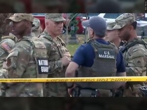 2 military personnel shot near the White House