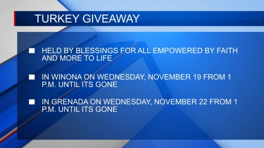 Winona turkey giveaway to take place at National Guard Armory
